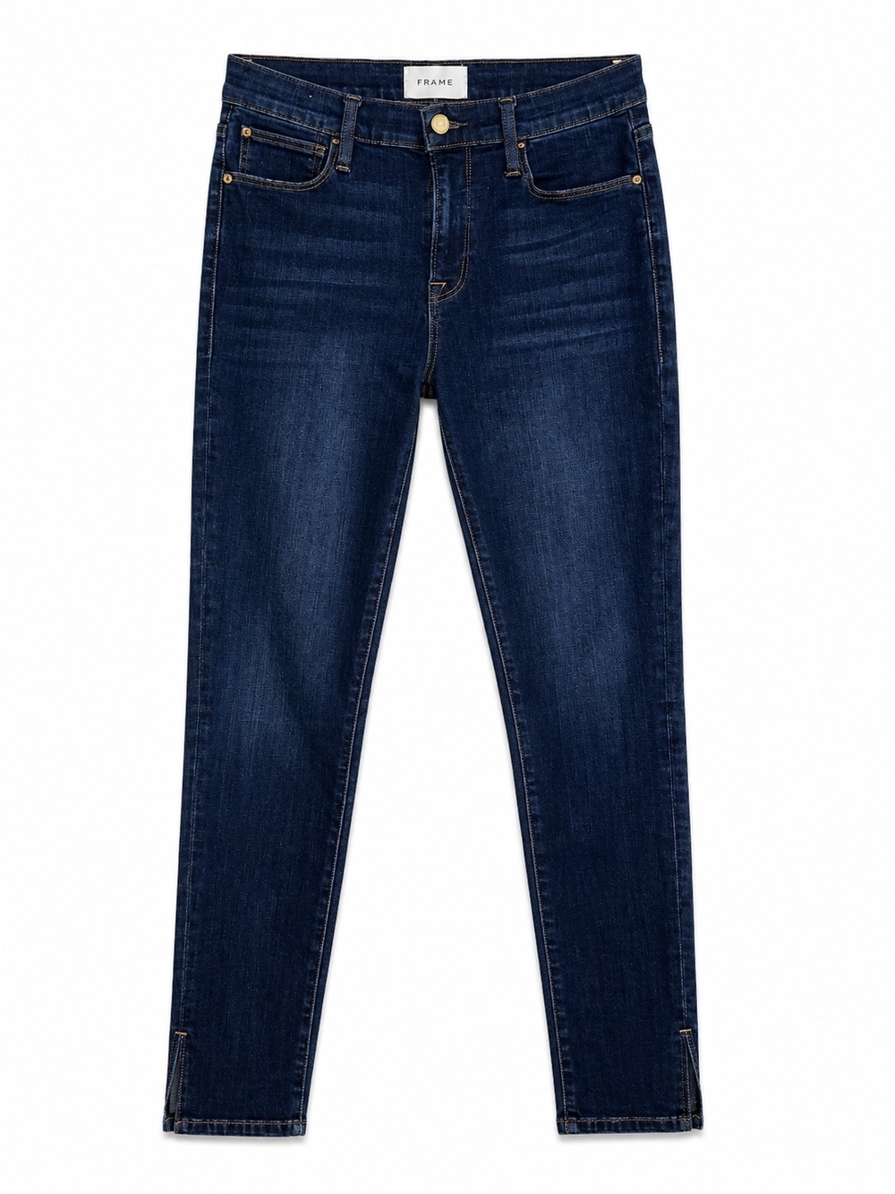 FRAME Le High Skinny Jeans Deep Indigo Blue Size 27